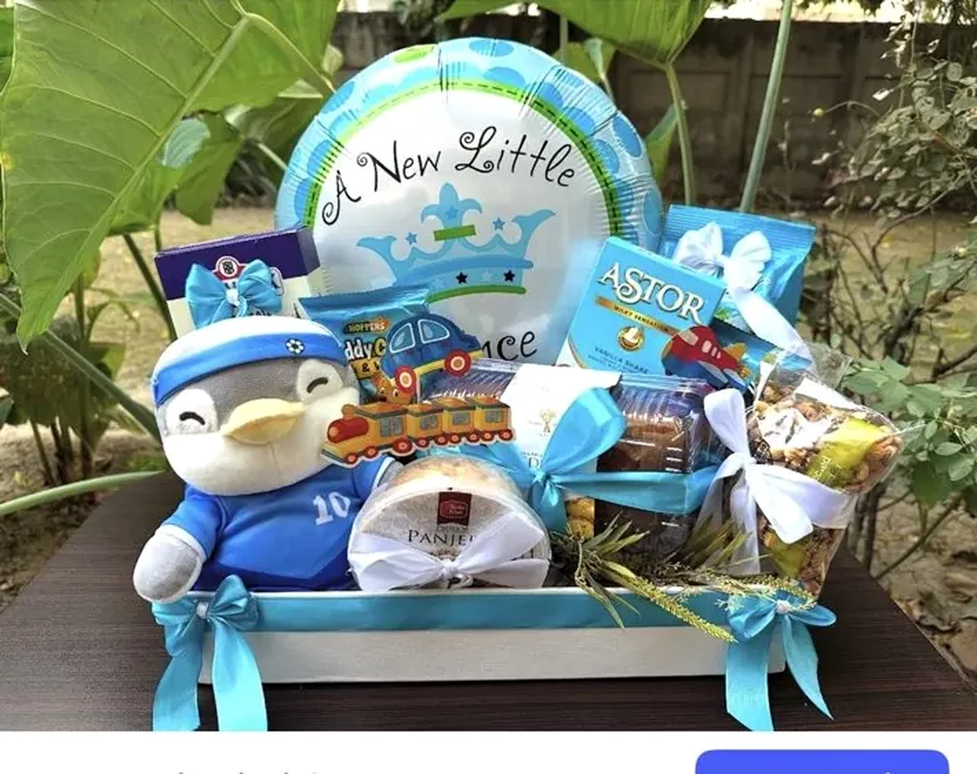 Baby Boy Welcome Basket